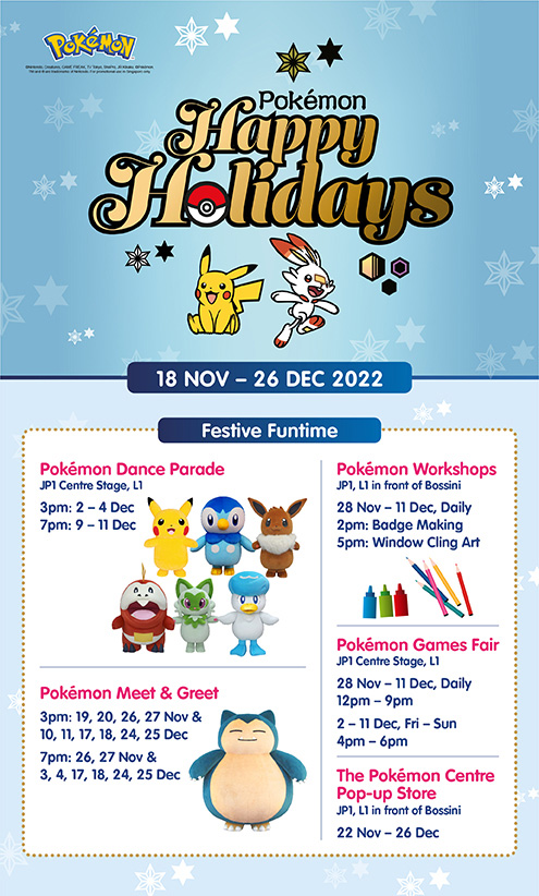 M Malls Pokémon Happy Holidays
